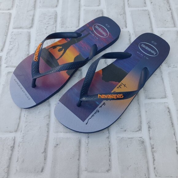 Havaianas Men's Size 13 Hype Flip Flop Beach Rubber Sandals - Picture 2 of 6